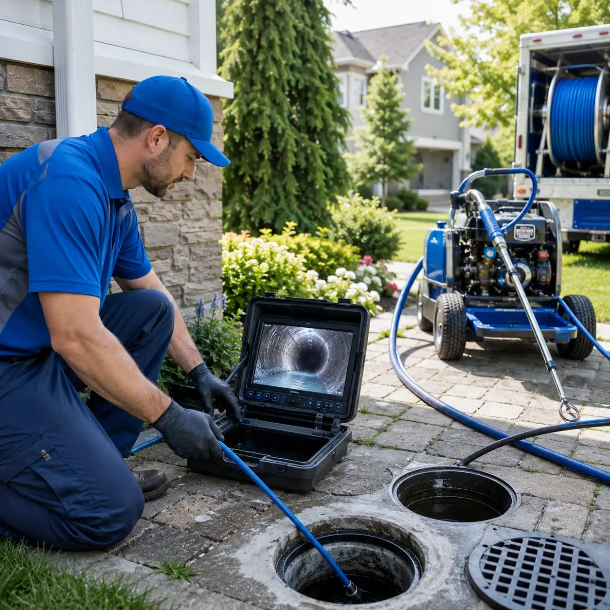 Outdoor drain cleaning professionals serving Hagerstown, IN